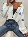 3D Flowers Cardigans