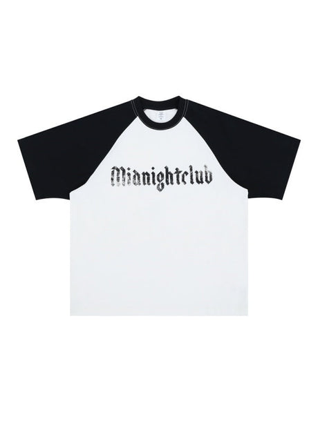 Liber Summer Men's Printed Letter T-shirts
