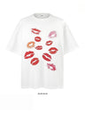 Liber Summer Women's Printed Lip print T-shirts