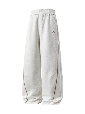 Liber Autumn Men's Embroidery Stripes Pants