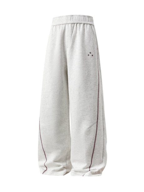 Liber Autumn Men's Embroidery Stripes Pants