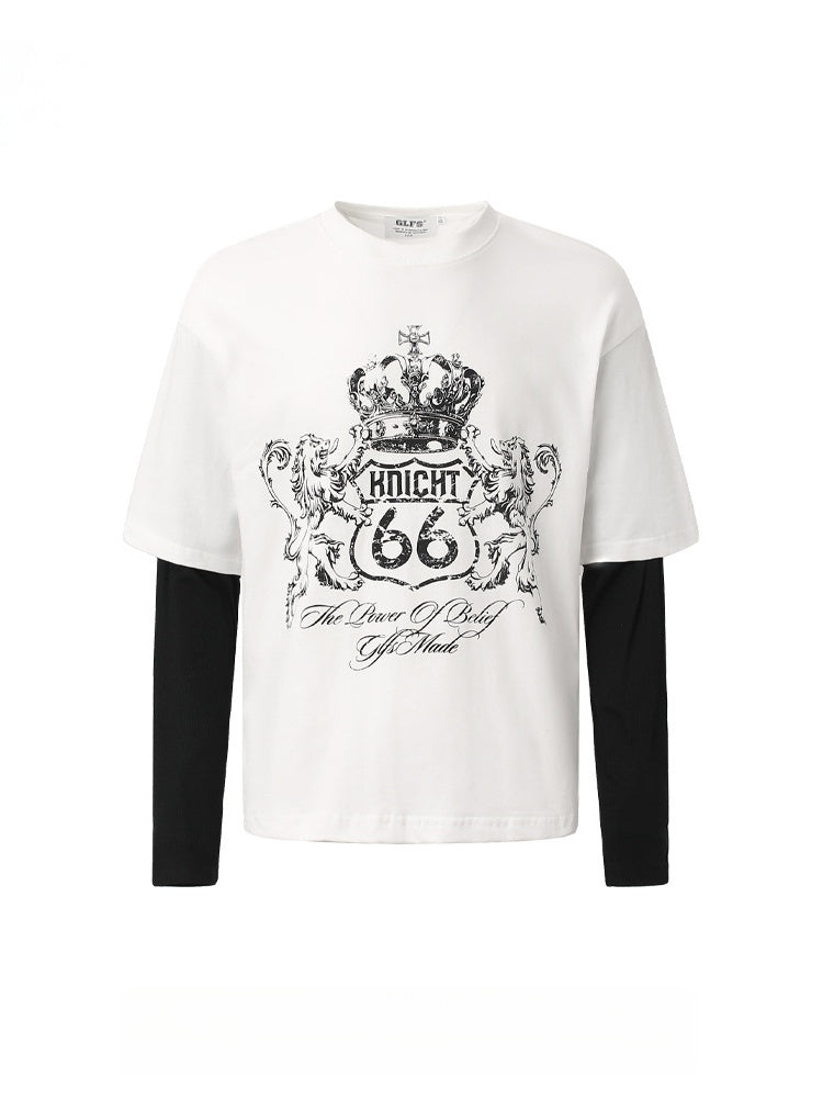 Liber Autumn Neutral wear Printed Creativity T-shirts