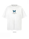 Liber Summer Neutral Printed Butterfly T-shirts