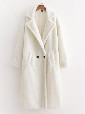 Thickened Warm Long-sleeved Long Coat