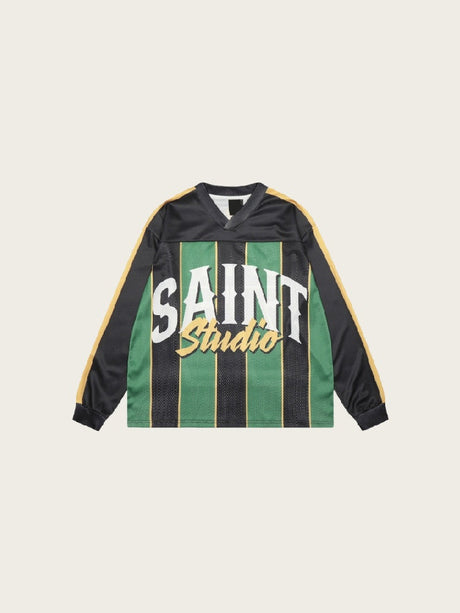 Neutral wear Printed Letter Long-sleeved T-shirt