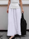 A-Swing Pocket White skirt