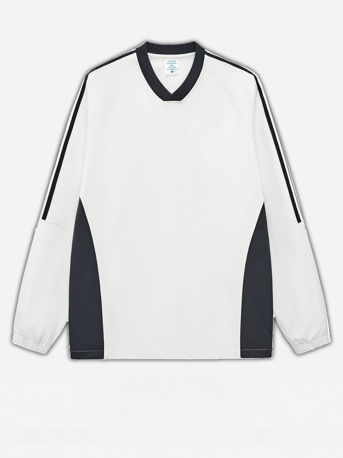 Liber Summer Neutral wear Splicing Contrasting colors T-shirts