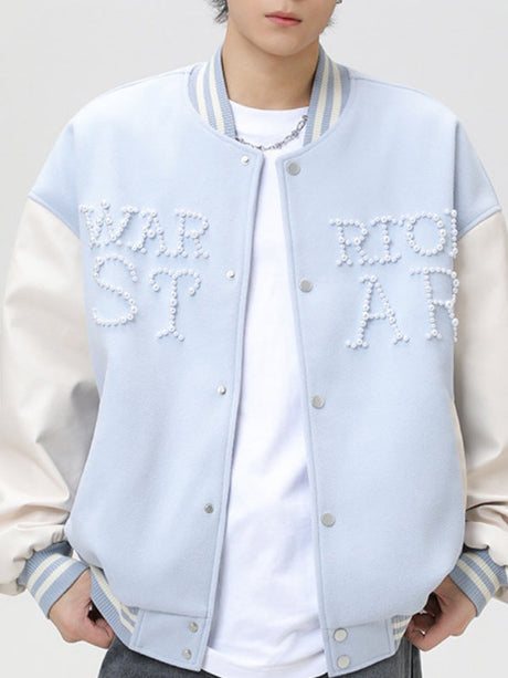 Liber Autumn Neutral wear Beading Color matching Jackets