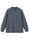 Liber Autumn Neutral wear Ribbed turtleneck Solid Color T-shirts