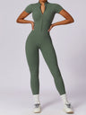 Liber Autumn Women's Zipper Bodysuit