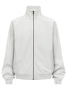Liber Autumn Neutral wear Zipper decoration Solid Color Sweatshirts&Hoodies