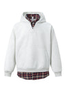 Plaid Splicing Loose Sports Hoodies
