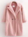 Thickened Warm Long-sleeved Long Coat