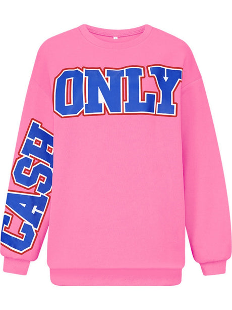 Liber Autumn women's long-sleeved pullover sweatshirt