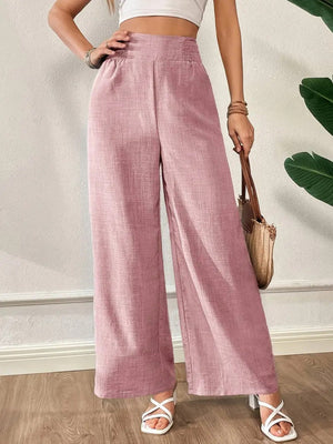 Casual style Straight-leg Pants