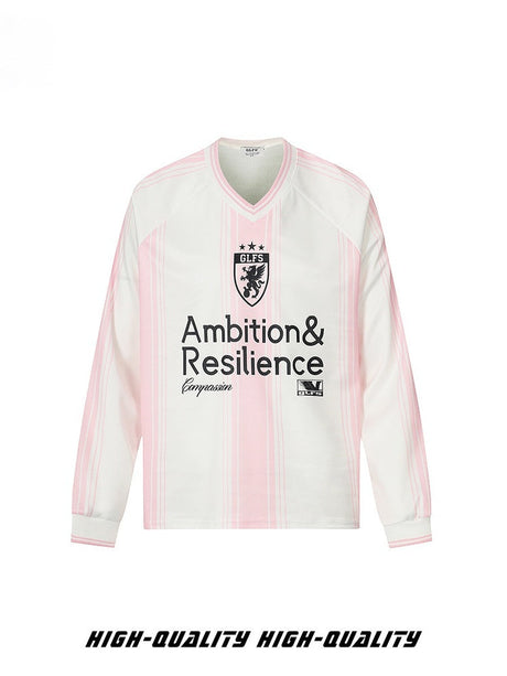 Liber Autumn Neutral wear Printed Letter T-shirts