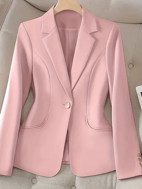 Slim Fit And Refined Tailoring Single-button Blazer
