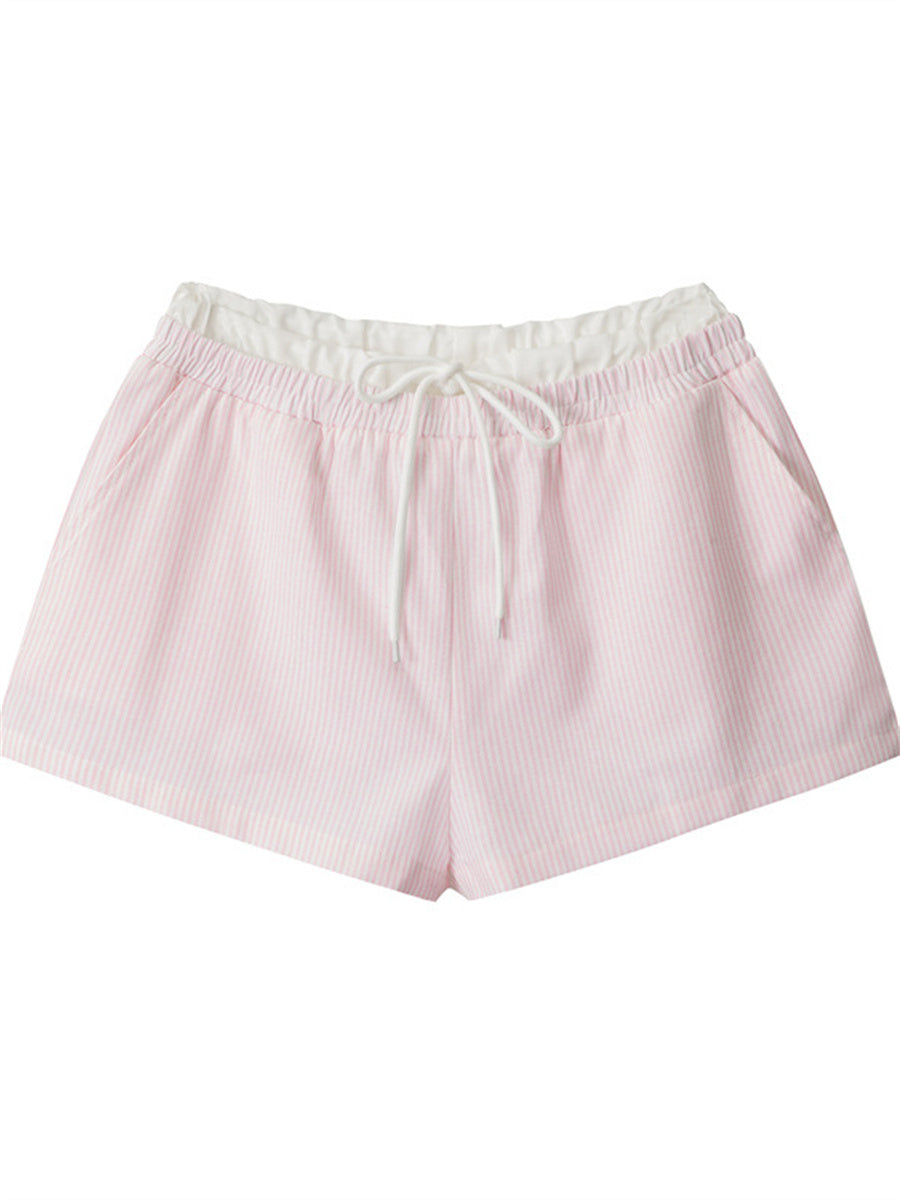 Liber Summer Women's Lace up Shorts