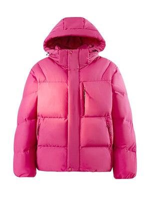 Dopamine Outdoor Three Defenses Multiple Pockets Hooded Cotton Clothes Coat