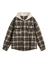 Liber Autumn Men's Pocket decoration Plaid Shirts