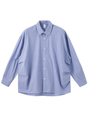 Liber Autumn Neutral wear Deconstructed tailoring Plaid Shirts