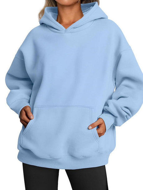 Liber Autumn Women's Pocket Sweatshirts&Hoodies