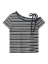 Liber Summer Women's Stripes Stripes/Plaid T-shirts
