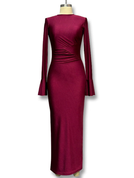 Liber Autumn Women's Pleated Maxi Dresses