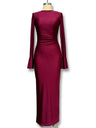 Liber Autumn Women's Pleated Maxi Dresses