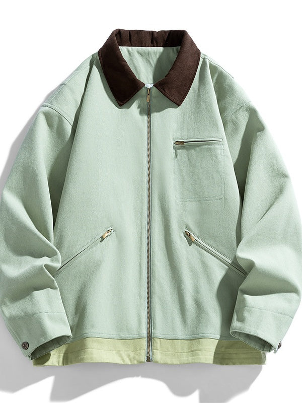 Liber Autumn Men's Color matching Jackets