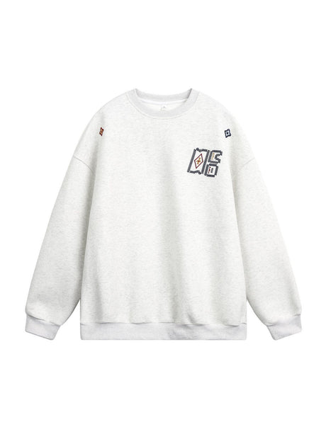 Liber Autumn Neutral wear Embroidered Pattern Pattern Sweatshirts&Hoodies