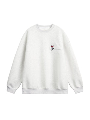 Liber Autumn Men's Embroidered Pattern Pattern Sweatshirts
