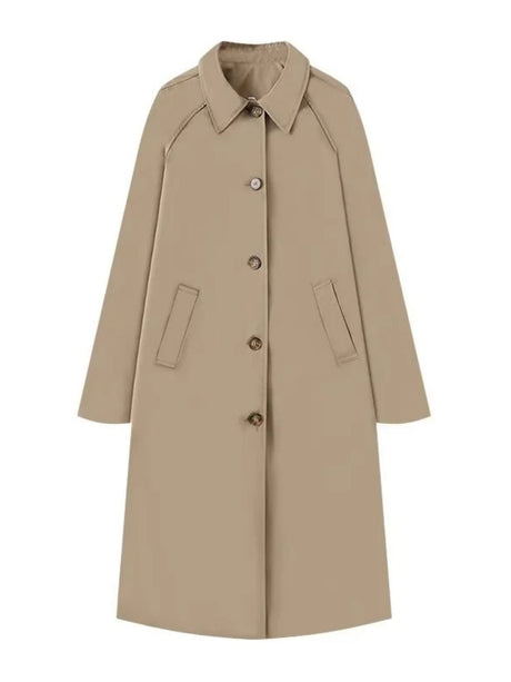 Old Lattice lining Mid-length Trench Coats