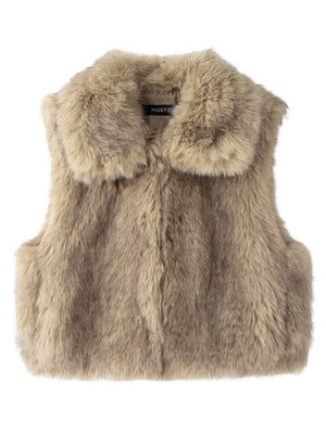 Faux Fur Short Warm Thick Vest Jacket