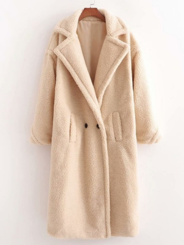 Thickened Warm Long-sleeved Long Coat