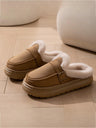 Solid Color Thick-soled Slippers
