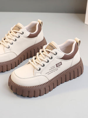 Colorblock Thick-Sole Women's Casual Sneakers