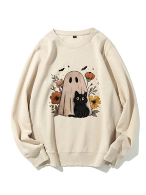 Halloween Pullover Printed Sweatshirt
