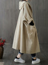 Oversized Hooded Trench Coat