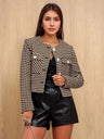 Liber Summer Women's Splicing Color matching Jackets