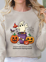 Halloween Pullover Printed Sweatshirt
