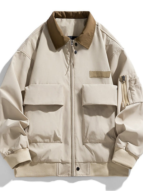 Liber Autumn Men's Color matching Jackets