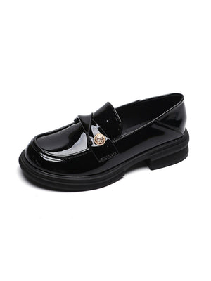 Liber Spring and Autumn Thick-soled Metal Buckle Women's Loafers
