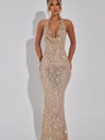 Liber Autumn Women's Solid Color Maxi Dresses