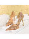 Liber Spring and Autumn Sequined Women's High Heels