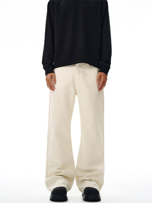 Liber Autumn Men's Pocket decoration Solid Color Pants