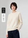95% Wool & Cashmere Relaxed Crew-Neck Sweater