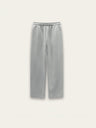 Loose Plush Straight Knitted Sweatpants