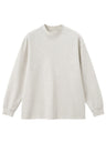 Liber Autumn Neutral wear Ribbed turtleneck Solid Color T-shirts
