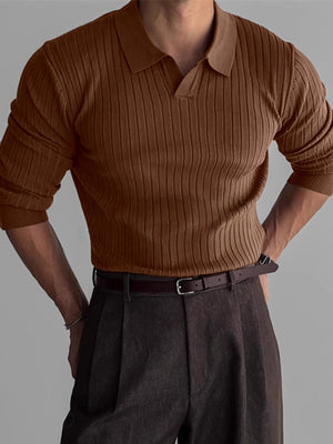 Slim-fit Knitting POLO Shirt